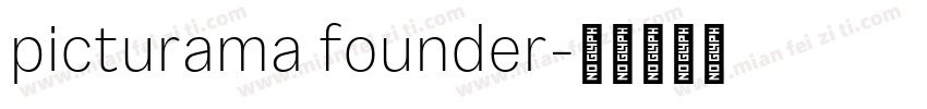 picturama founder字体转换
